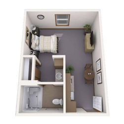Oak floor plan