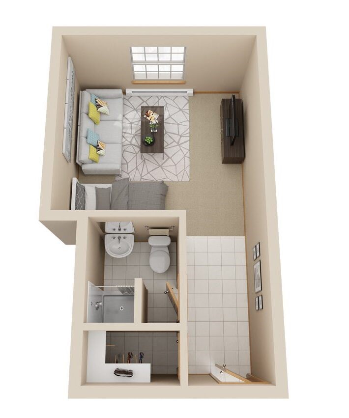 Oak floor plan
