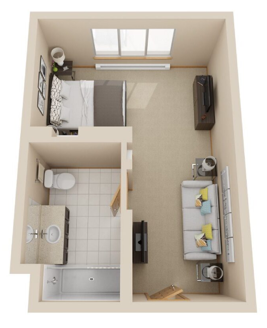 Oak floor plan