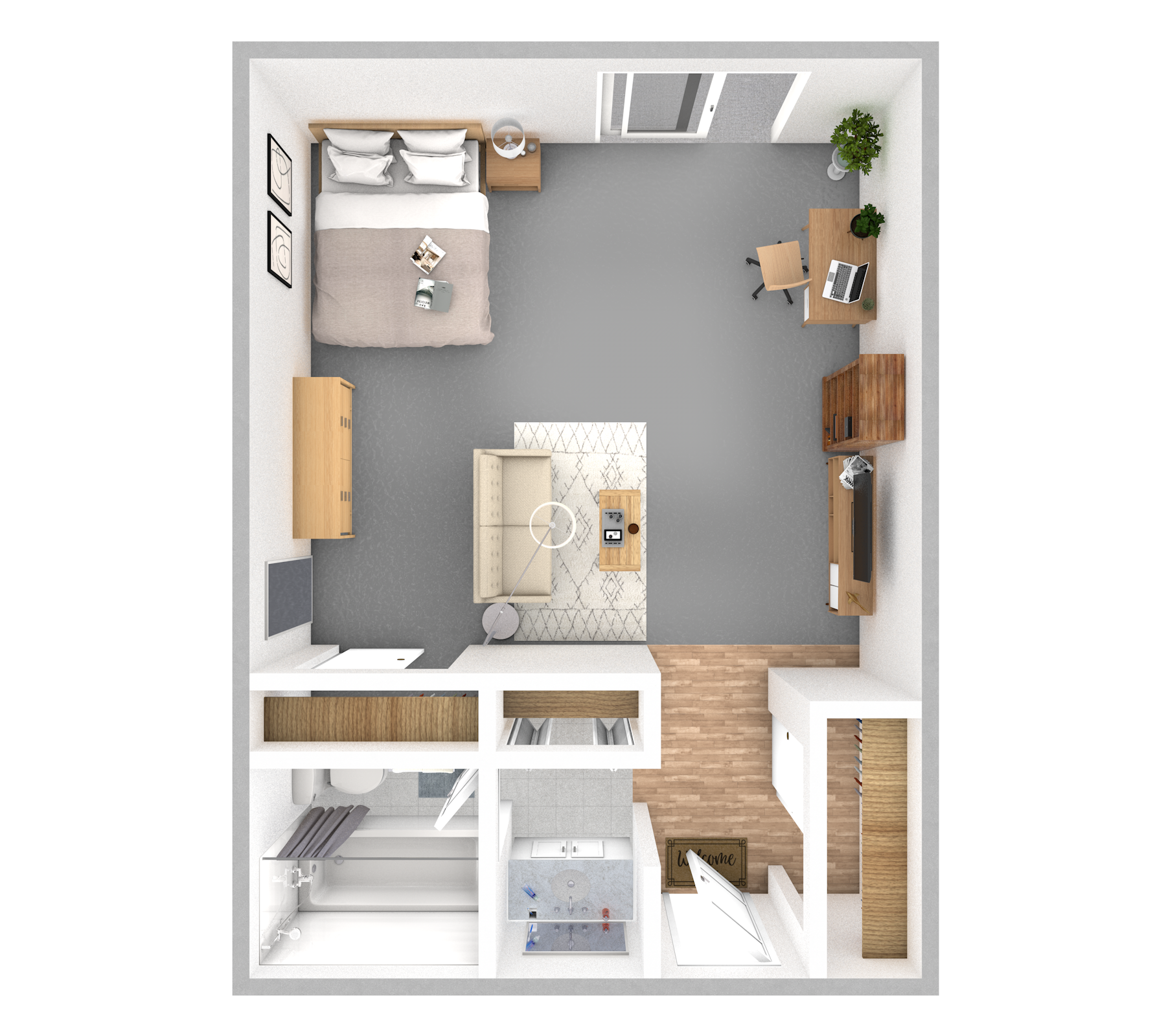 The Oak floor plan