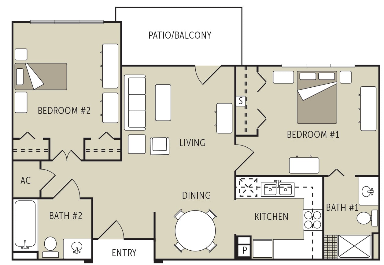 The Redbud floor plan