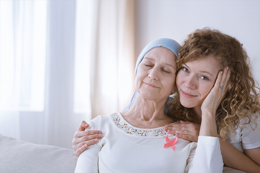 Supporting mother during cancer therapy